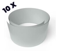 10 Streifen SP7 / Hellgrau / RAL7040 / 253 cm L&auml;nge