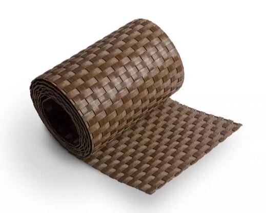 10 Streifen Rattan / Braun / 255 cm L&auml;nge, 1,1 mm St&auml;rke