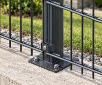 Zaunpfosten 60/40 für Doppelstabmatten