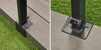 Zaunpfosten 60/40 für Doppelstabmatten