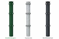 Eckpfosten 60/60 f&uuml;r Doppelstabmatten