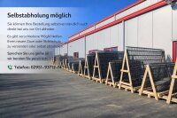 Zaunanlage Komplettset, 15 Meter L&auml;nge, 1830 mm H&ouml;he, zum Einbetonieren,  RAL7016, anthrazit