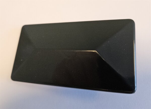 Abdeckkappe für Zaunpfosten, Aluminium 60-40, RAL 7016
