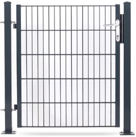 Gartentor 656, Breite 1000 mm x H&ouml;he 1400 mm, RAL 7016, anthrazit, zum Aufd&uuml;beln