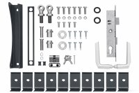 Toranlage, B1250  x H2000, RAL 7016, zum Einbetonieren