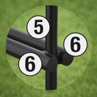 Toranlage, B1500  x H800, RAL 7016, zum Einbetonieren