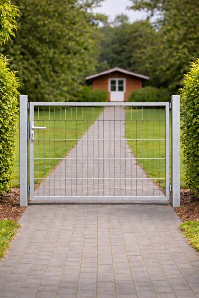 Toranlage, B1500  x H1000, feuerverzinkt, zum Einbetonieren