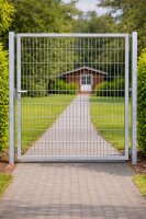 Toranlage, B1500  x H1800, feuerverzinkt, zum Einbetonieren