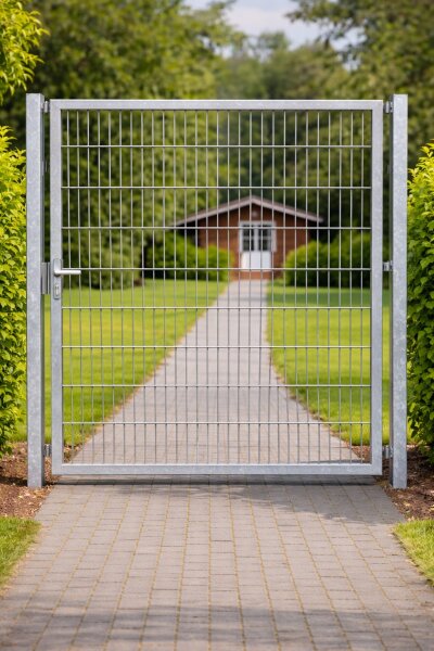 Toranlage, B1500  x H2000, feuerverzinkt, zum Einbetonieren