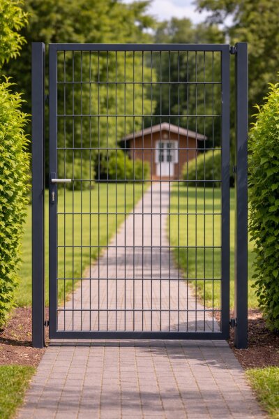 Toranlage, B1250  x H2000, RAL 7016, zum Aufd&uuml;beln