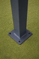 Einzeltor B2000  x H1200, RAL 7016, zum Aufdübeln